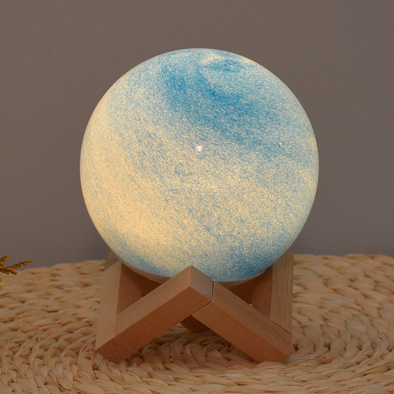 Galaxy Glass Planet Table Lamp