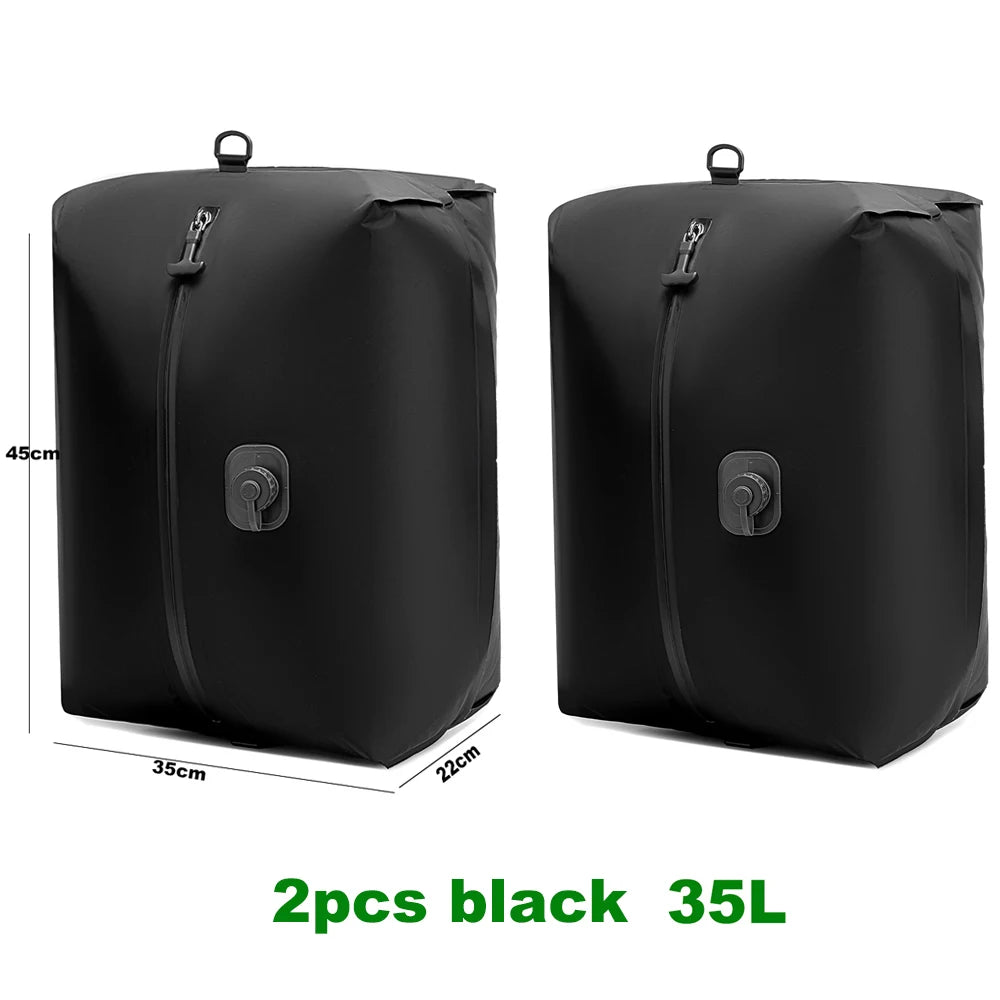 Automatic Vacuum Bag(Air Pump Inside) Reusable Storage Bag Folding Outdoor Travel Compression Bag for Suitcases Backpack Luggage