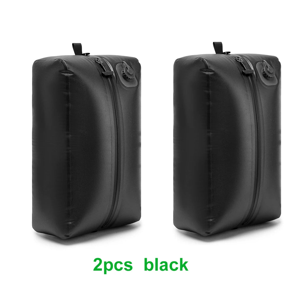 Automatic Vacuum Bag(Air Pump Inside) Reusable Storage Bag Folding Outdoor Travel Compression Bag for Suitcases Backpack Luggage