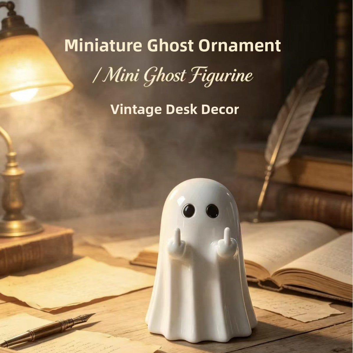 Mini Ghost Halloween Figurine