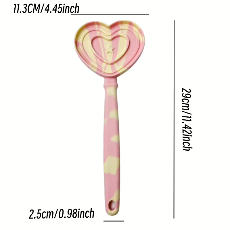 Voynook  Heart-Shaped Silicone Licking Stick - The Ultimate Interactive Treat Toy for Cats and Dogs!