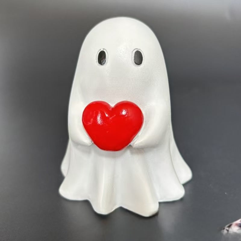 Mini Ghost Halloween Figurine