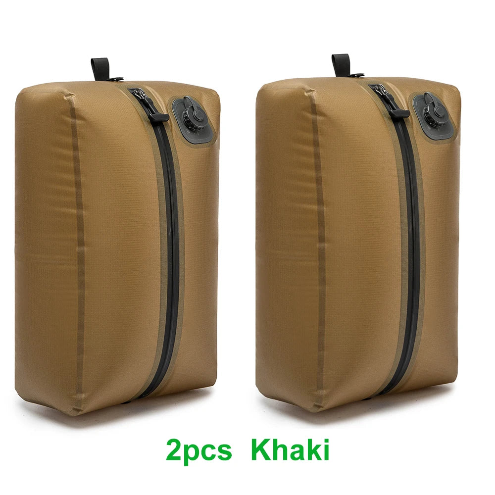 Automatic Vacuum Bag(Air Pump Inside) Reusable Storage Bag Folding Outdoor Travel Compression Bag for Suitcases Backpack Luggage