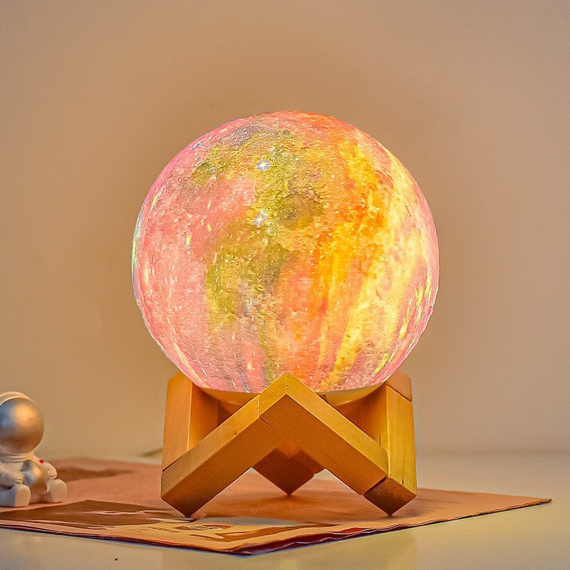 Galaxy Glass Planet Table Lamp