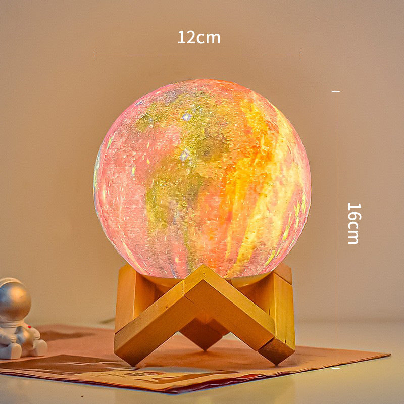 Galaxy Glass Planet Table Lamp