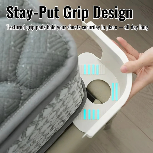Invisible Bed Sheet Fastener Clips – No-Slip Grippers for Any Mattress